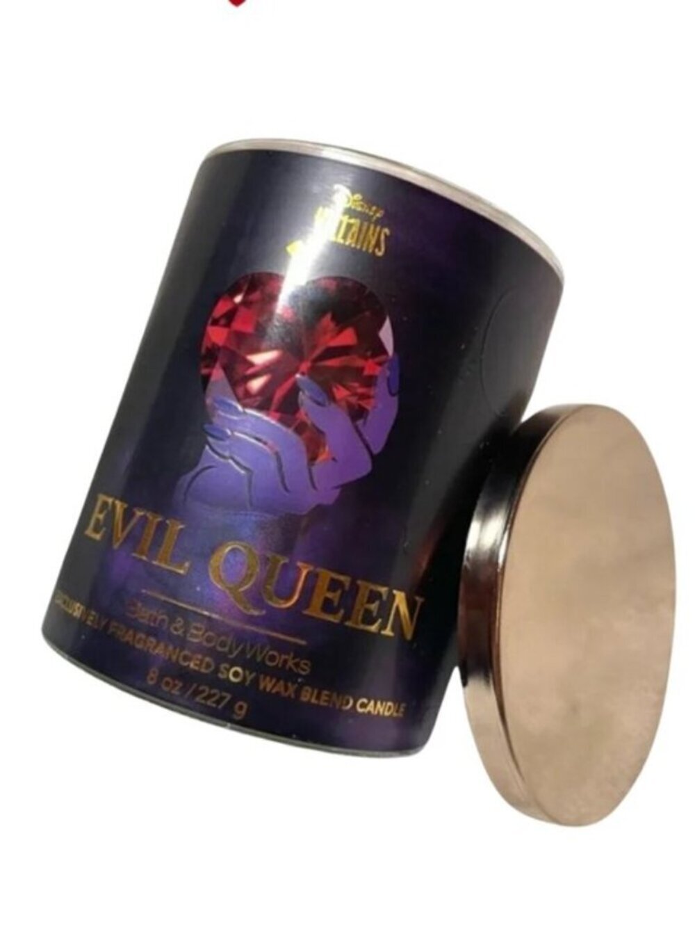 👑✨ NWT Disney Villains Evil Queen Candle – Bath & Body Works Exclusive 🍎🖤